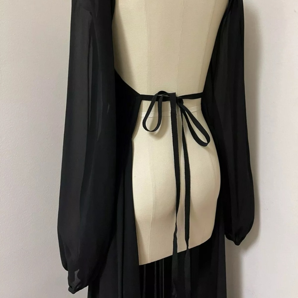 STELLA MCCARTNEY BLACK BACKLESS TUNIC SIZE SMALL - Picture 13 of 13